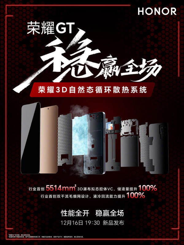 「荣耀GT」荣耀幻影引擎只是开胃菜？荣耀GT大波黑科技卖点公布