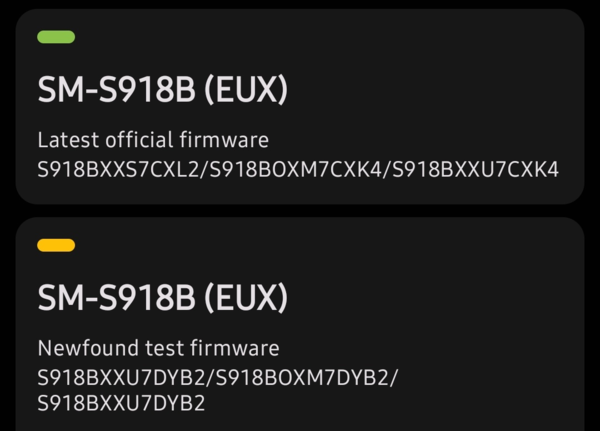 「三星S23」三星S23推送One UI 7内部测试版本 S25也有新东西